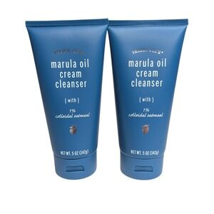 Trader Joes Marula Oil Cream Cleanser with 1% Colloidal Oatmeal 5oz Set of‎ 2